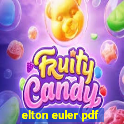 elton euler pdf